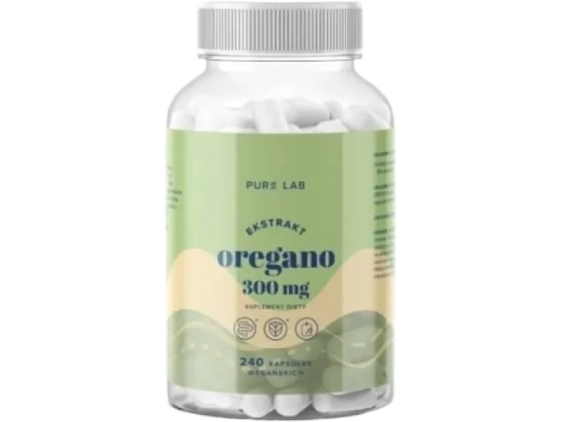 PURE LAB Ekstrakt z oregano, kapsułki, 300 mg