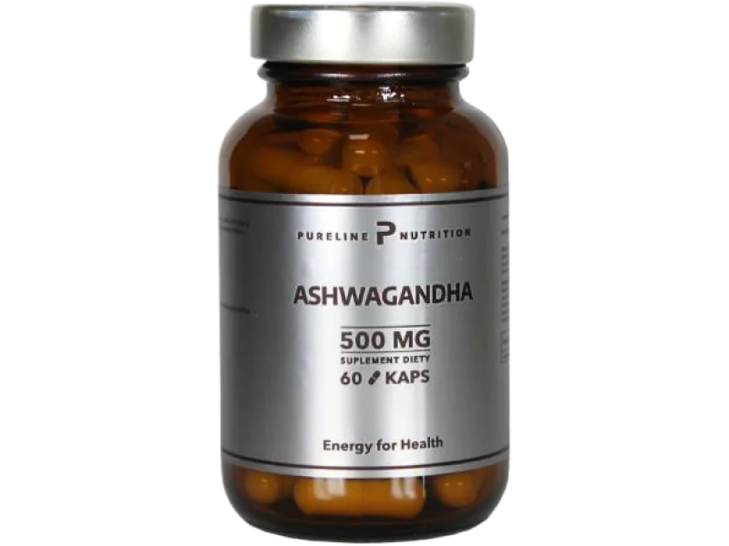 Pureline Nutrition Ashwagandha Ekstrakt, kapsułki, 500 mg