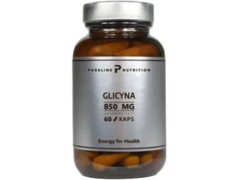 Zdjęcie produktu Pureline Nutrition Glicyna, kapsułki, 850 mg
