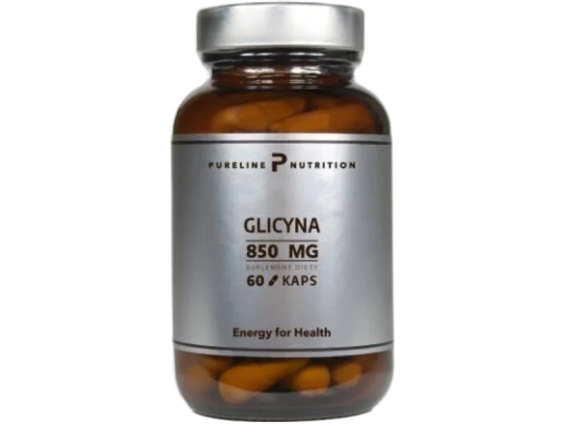 Pureline Nutrition Glicyna, kapsułki, 850 mg