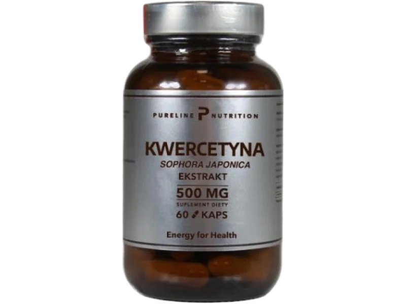 Pureline Nutrition Kwercetyna ekstrakt 500 mg, kapsułki, 475 mg