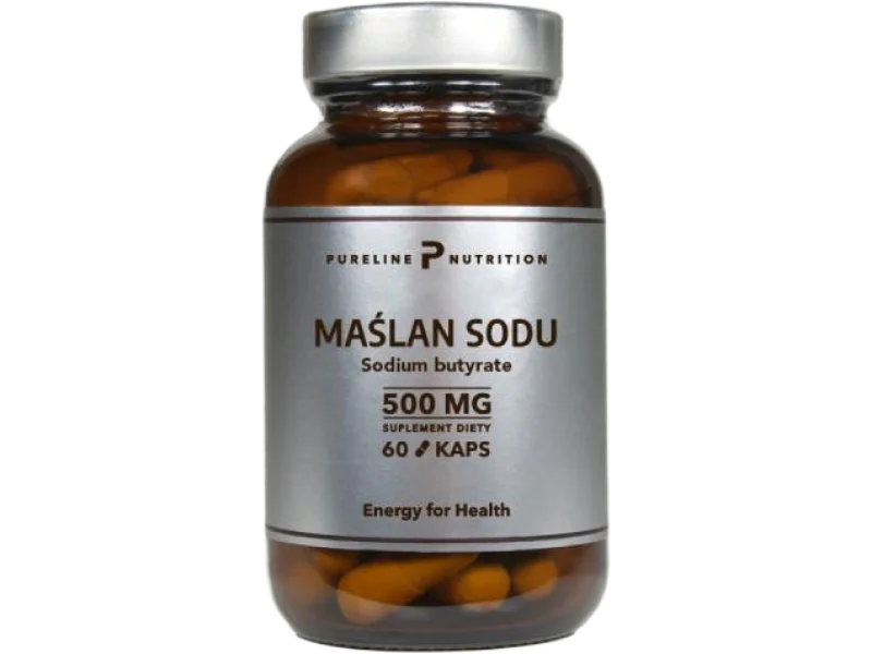 Pureline Nutrition Maślan Sodu, kapsułki, 500 mg