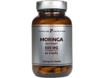 Zdjęcie produktu Pureline Nutrition Moringa ekstrakt 500 mg, kapsułki, 500 mg