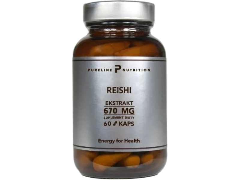 Pureline Nutrition Reishi, kapsułki, 670 mg