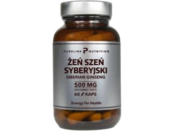 Zdjęcie produktu Pureline Nutrition Żeń-Szeń syberyjski, kapsułki, 500 mg
