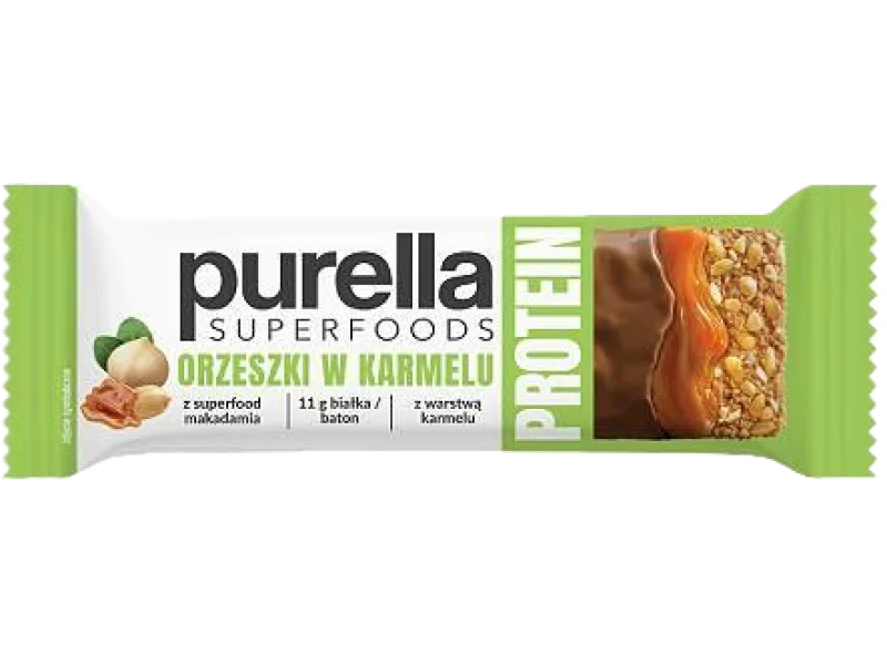 PURELLA Protein Bar Baton proteinowy orzeszki w karmelu