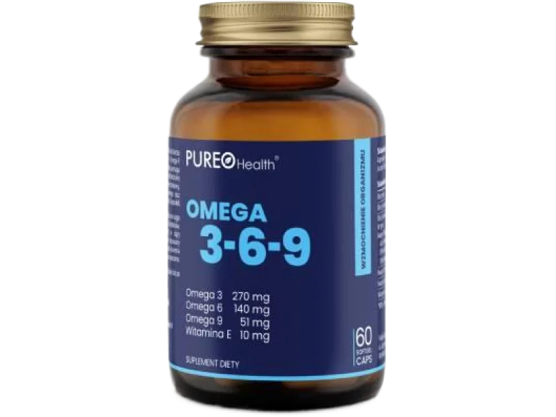 Pureo Health Omega 3-6-9, kapsułki miękkie