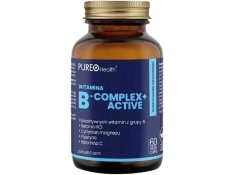PUREO Health Witamina B-complex + Active, kapsułki