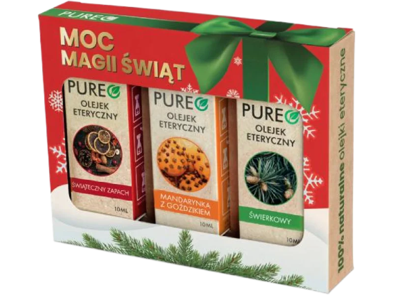 PUREO Moc Magii Świąt Zestaw olejków eterycznych, olejek