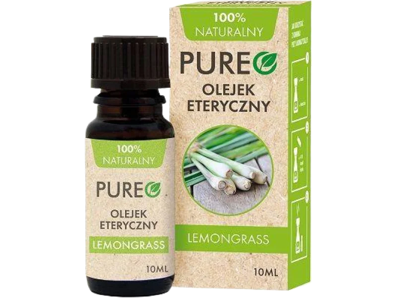 PUREO Olejek eteryczny naturalny Lemongrass