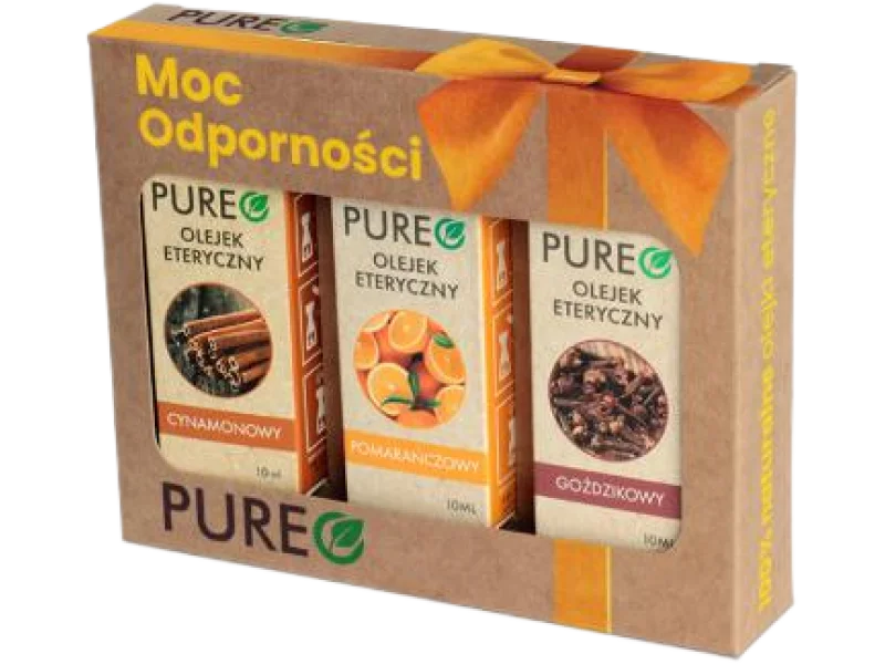 PUREO Zestaw olejków eterycznych Moc Odporności, olejek