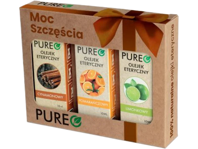 PUREO Zestaw olejków eterycznych Moc Szczęścia, olejek