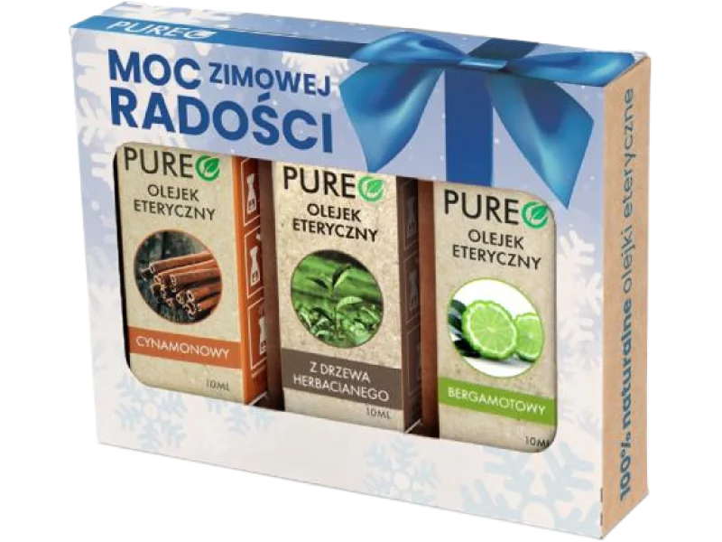 PUREO Zestaw olejków eterycznych Moc Zimowej Radości, olejek