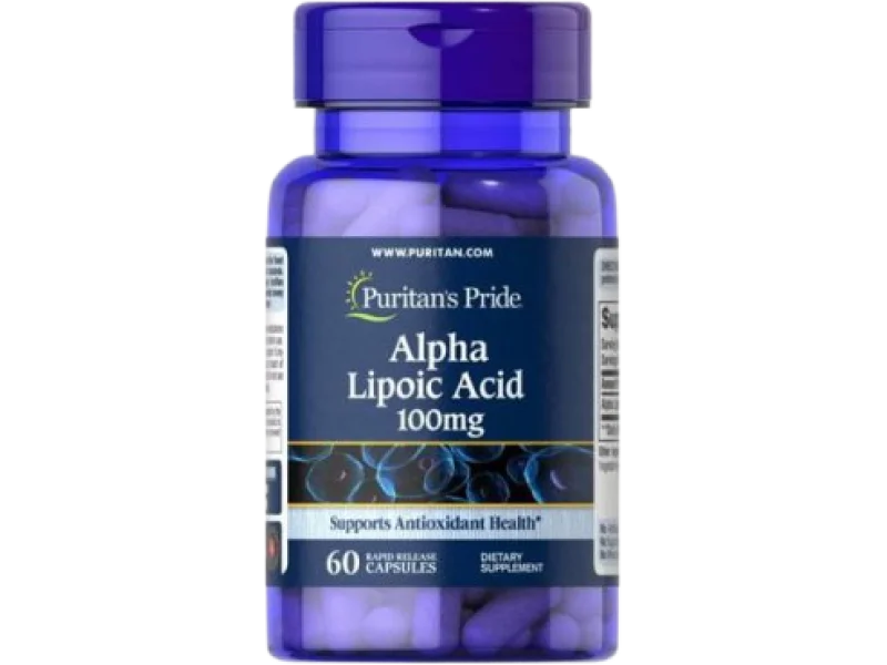 Puritan’s Pride Alpha Lipoic Acid Kwas Alfa Liponowy, kapsułki, 600 mg