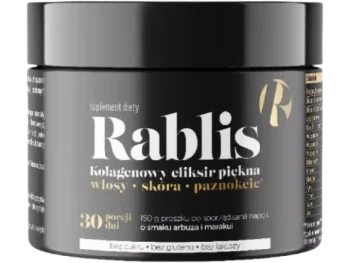Zdjęcie produktu Rablis peptydy kolagenowe, kwas hialuronowy i biotyna o smaku arbuza i marakui, proszek