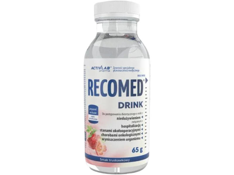 RECOMED Drink – smak truskawkowy, proszek do sporządzania roztworu doustnego