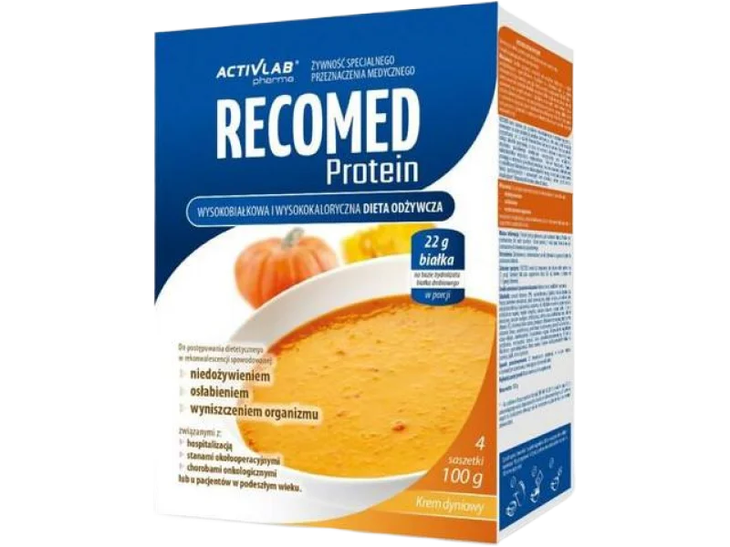 RECOMED Protein Proszek o smaku kremu dyniowego