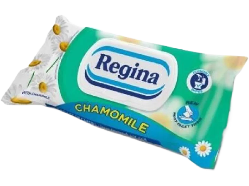 REGINA Chamomile Nawilżany papier toaletowy, chusteczki