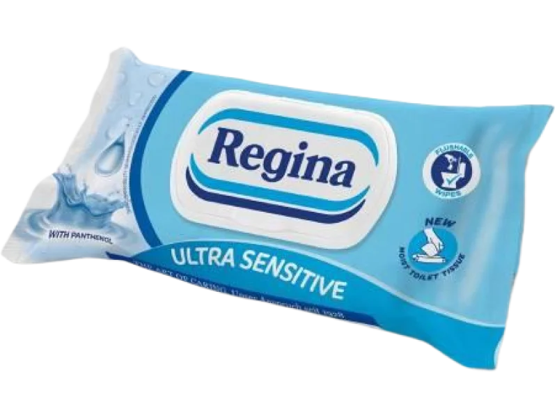REGINA Ultra Sensitive Nawilżany papier toaletowy, chusteczki
