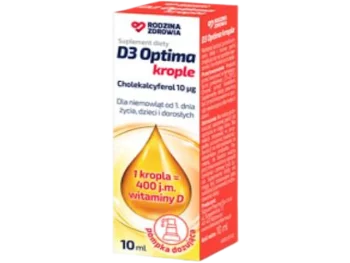 Zdjęcie produktu Rodzina Zdrowia D3 Optima, krople, 10 μg