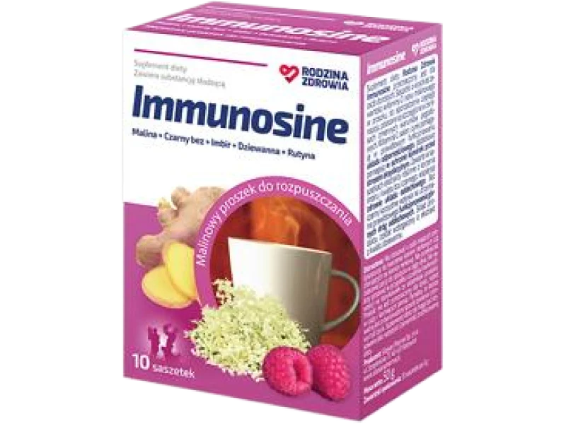 Rodzina Zdrowia Immunosine smak malinowy, saszetki