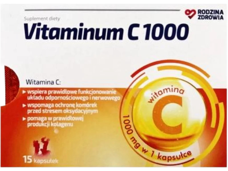Rodzina Zdrowia Vitaminum C 1000, kapsułki, 1000 mg