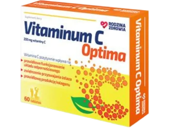 Zdjęcie produktu Rodzina Zdrowia Vitaminum C Optima, tabletki, 200 mg