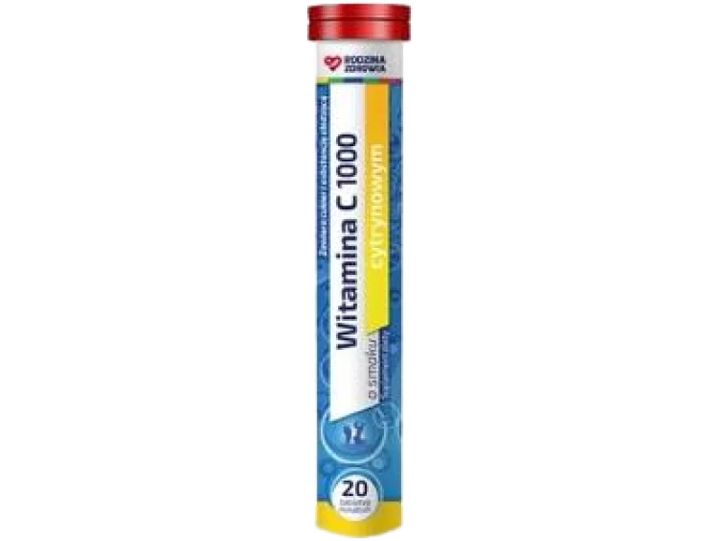 Rodzina Zdrowia Witamina C 1000, tabletki musujące, 1000 mg