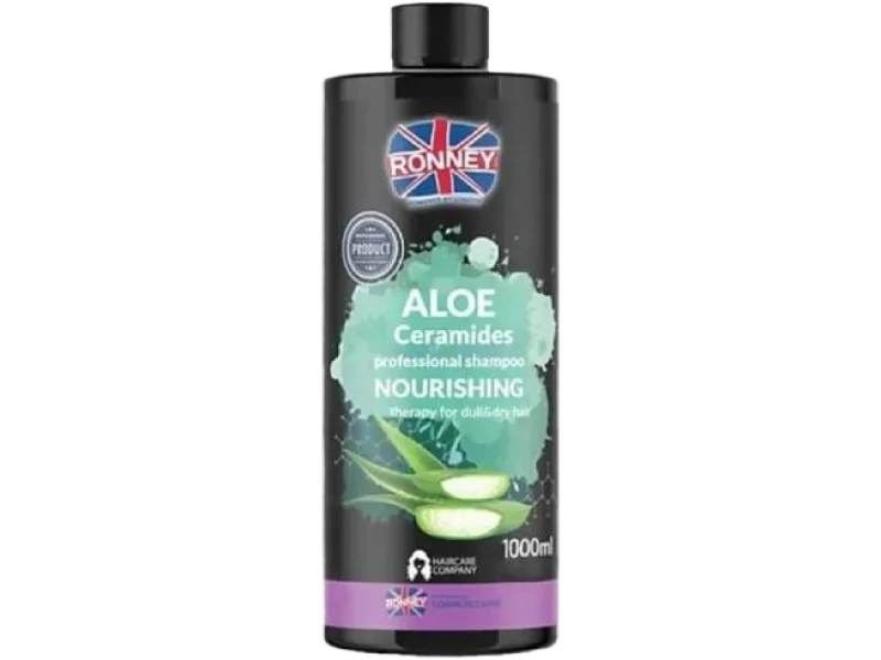 RONNEY Aloe Ceramides Nawilżający szampon do włosów matowych i suchych z aloesem i ceramidami