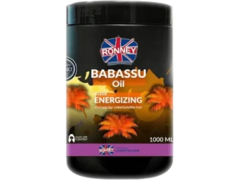 RONNEY Babassu Oil Energizing Therapy Maska energetyzująca do włosów farbowanych i pozbawionych blasku