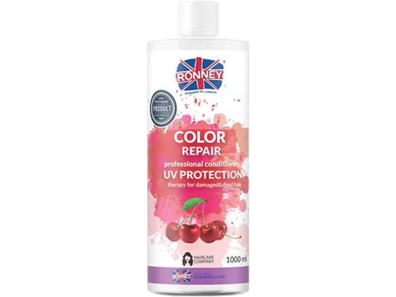 Ronney Color Repair Cherry UV Protection Odżywka do włosów farbowanych Wiśniowa