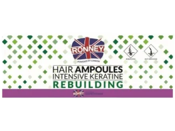Zdjęcie produktu Ronney Hair Ampoules Intensive Keratine Rebuilding Ampułki do włosów z keratyną
