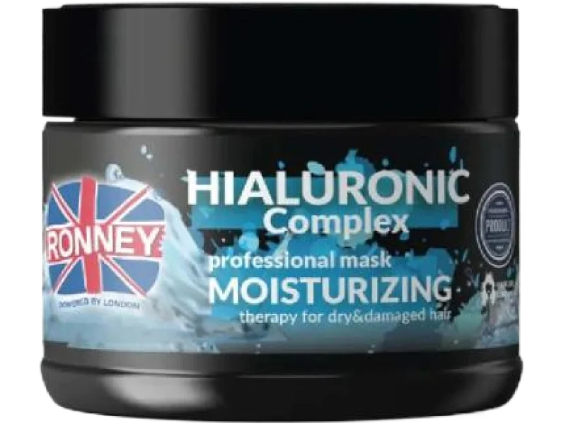 RONNEY Hialuronic Complex Maska do włosów suchych i zniszczonych z kwasem hialuronowym