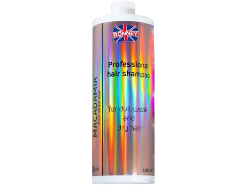 Ronney HoLo Shine Star Macadamia Szampon wzmacniający do włosów suchych i osłabionych