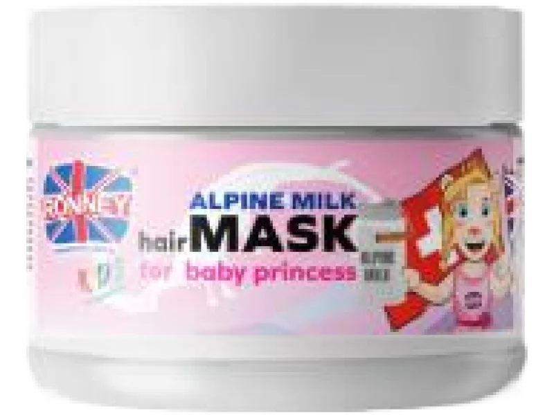 RONNEY KIDS Maska do włosów o zapachu alpejskiego mleka