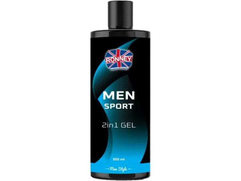 RONNEY Men Sport 2in1 Żel pod prysznic dla mężczyzn, żel