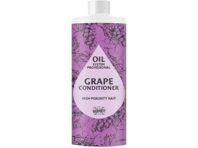 RONNEY Oil System Professional Grape Conditioner – odżywka do włosów wysokoporowatych