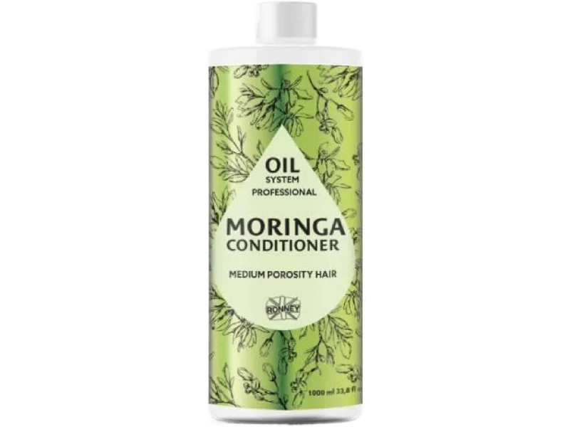 RONNEY Oil System Professional Moringa Conditioner – Odżywka do włosów średnioporowatych