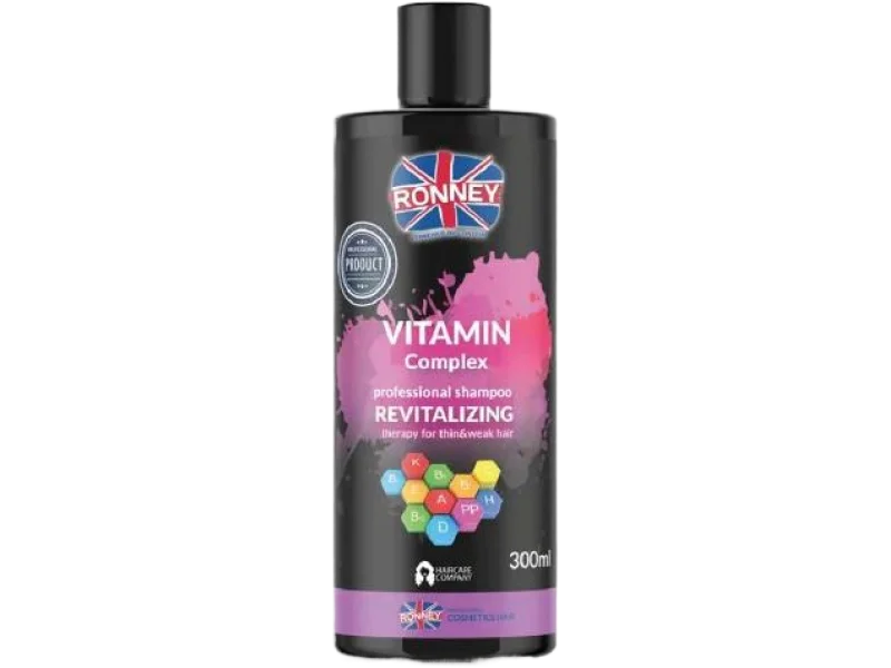 RONNEY Vitamin Complex Rewitalizujący szampon do włosów cienkich oraz osłabionych z kompleksem witamin