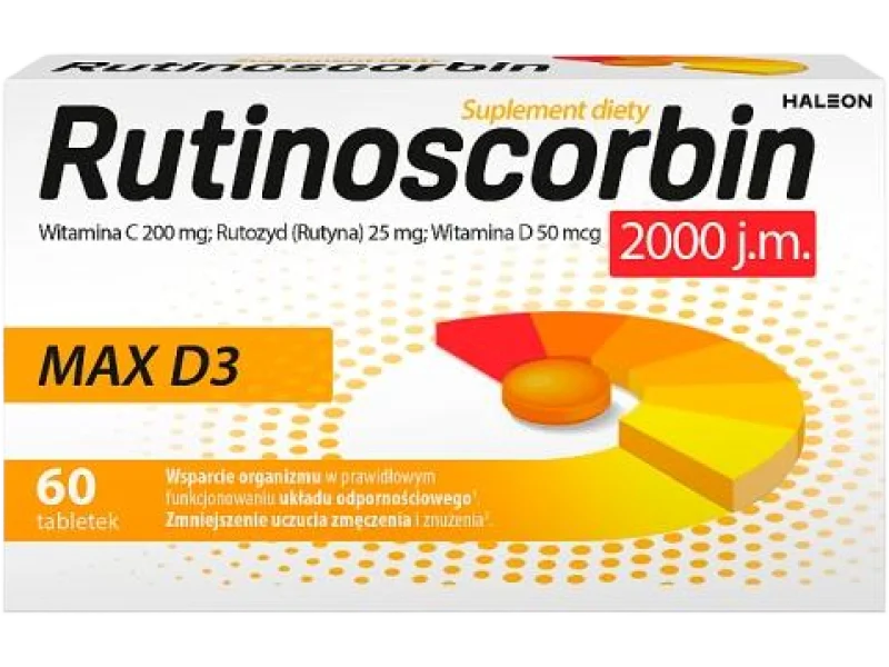 Rutinoscorbin Max D3, tabletki