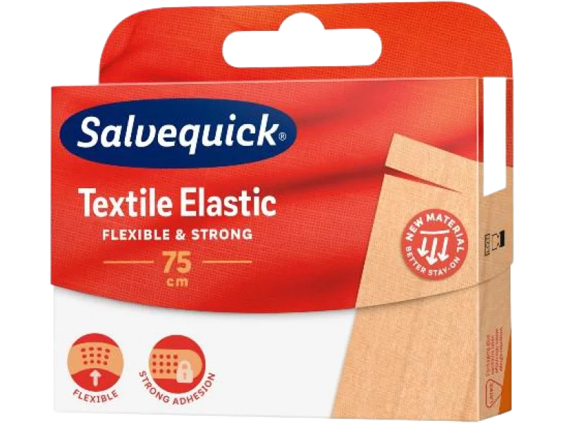 SALVEQUICK TEXTILE ELASTIC plaster elastyczny do cięcia