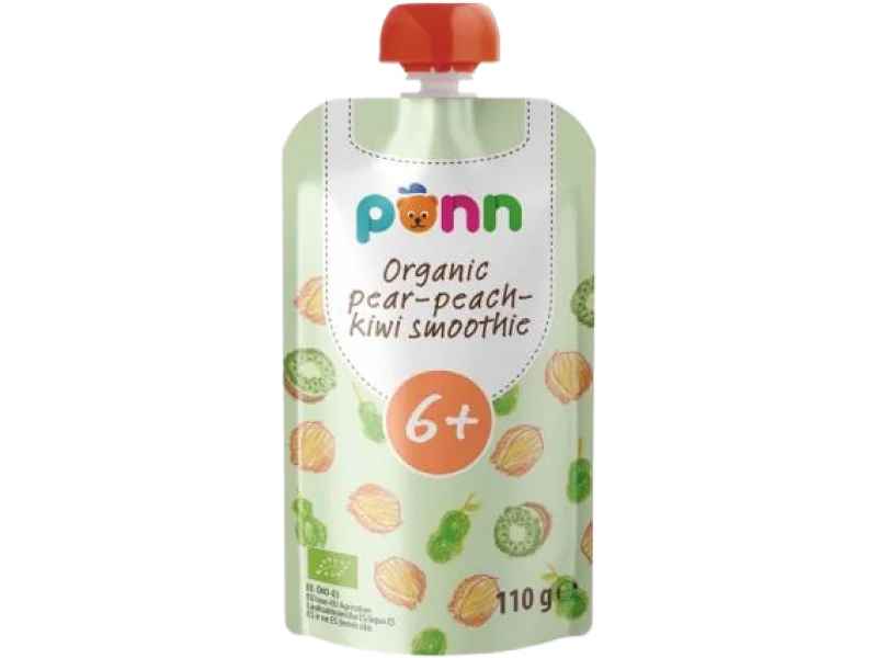 SALVEST PÕNN BIO Brzoskwinia z kiwi, puree