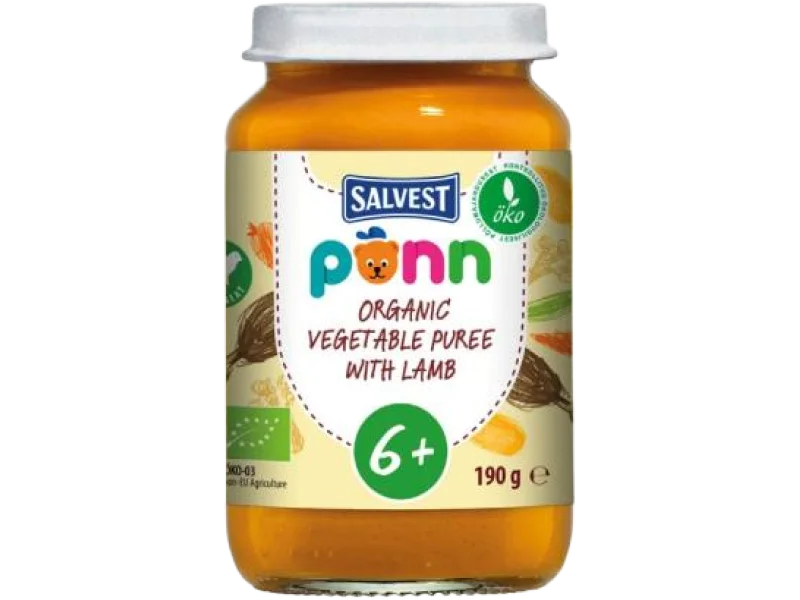 SALVEST PÕNN BIO Jagnięcina z puree warzywnym