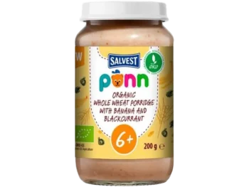 Zdjęcie produktu SALVEST PÕNN BIO kaszka pełnoziarnista z bananem i czarną porzeczką