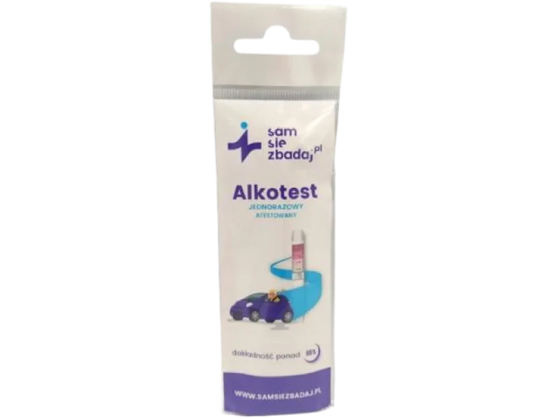 SAM SIĘ ZBADAJ Alkotest jednorazowy, test diagnostyczny