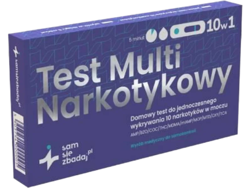 SAM SIĘ ZBADAJ Test Multinarkotykowy 10w1, test diagnostyczny