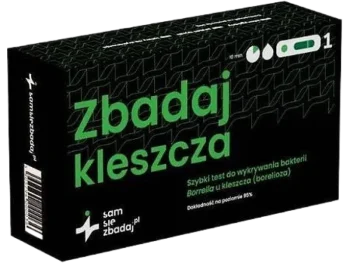 Sam Się Zbadaj Zbadaj Kleszcza Test płytkowy do wykrywania boreliozy u kleszcza, test diagnostyczny