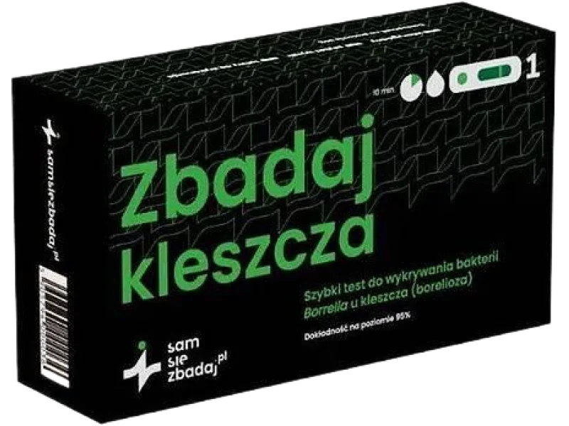 Sam Się Zbadaj Zbadaj Kleszcza Test płytkowy do wykrywania boreliozy u kleszcza, test diagnostyczny