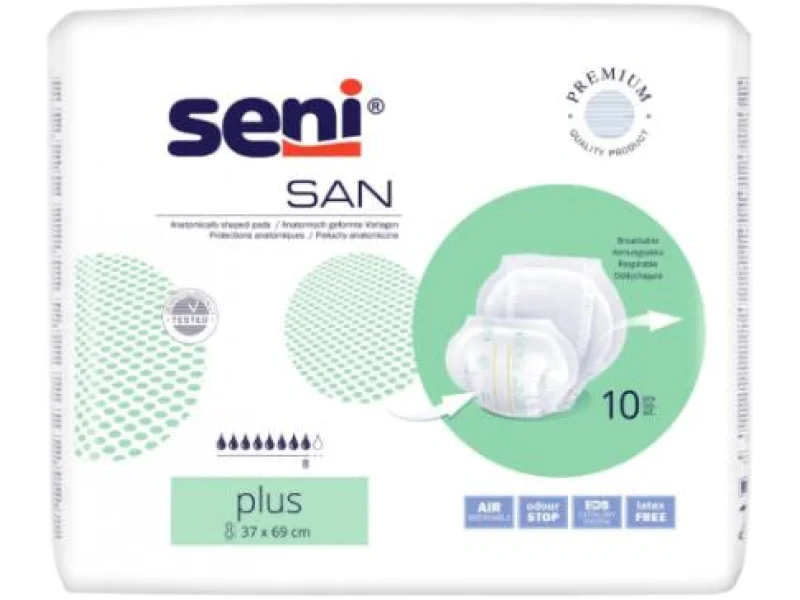 SAN SENI PLUS Pieluchy anatomiczne, pieluchomajtki