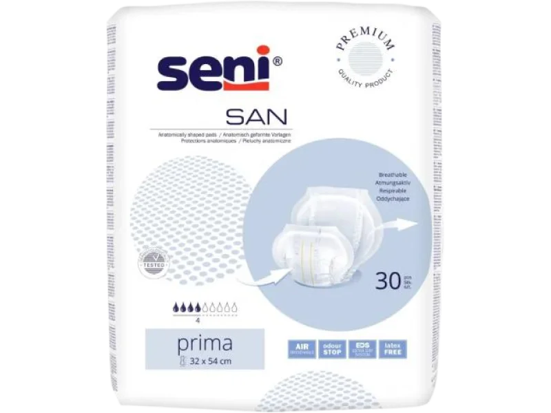 SAN SENI PRIMA Pieluchy anatomiczne, pieluchomajtki